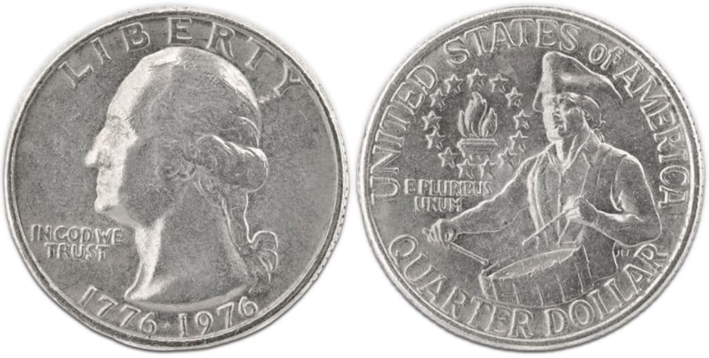 Bicentennial 1776 To 1976 Quarter Dollar Value