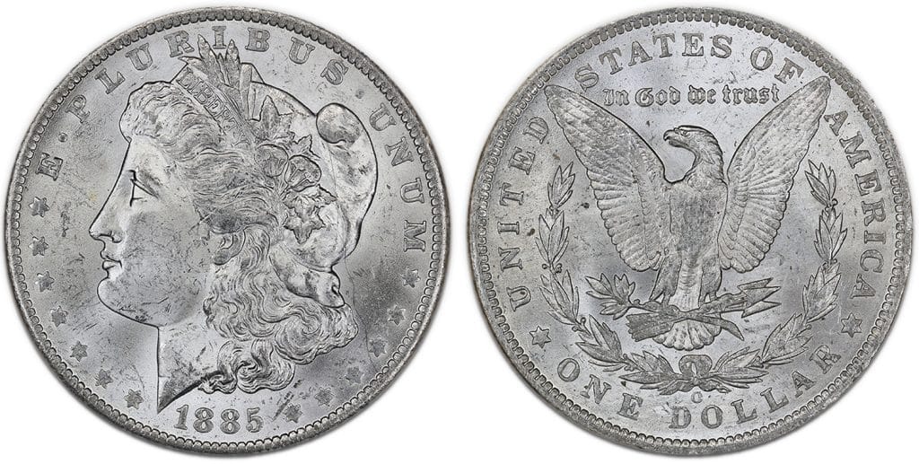 1885 Silver Dollar Value Guide | Coins & Collections