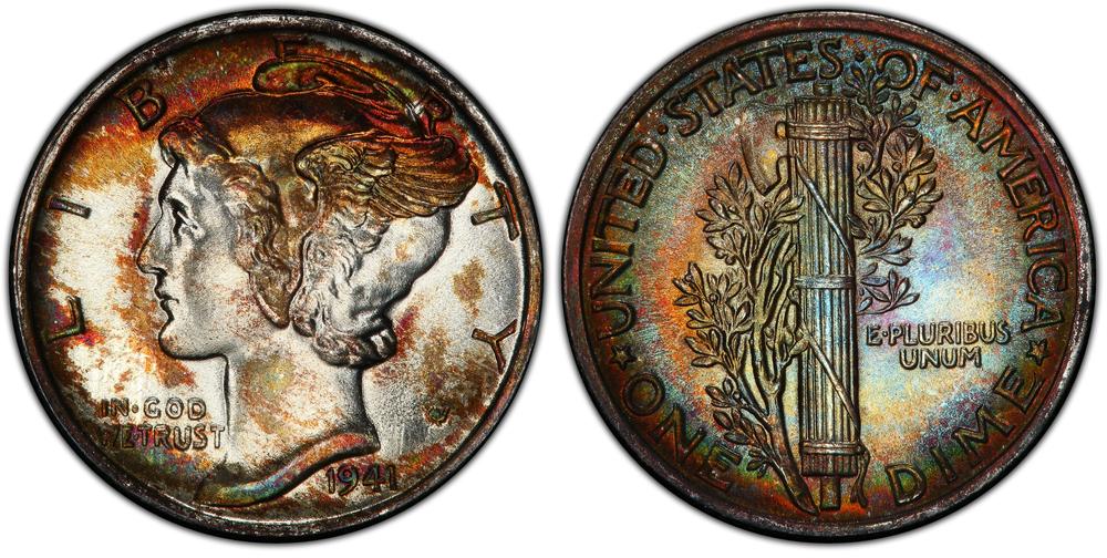 1941 Mercury Dime Value Guide